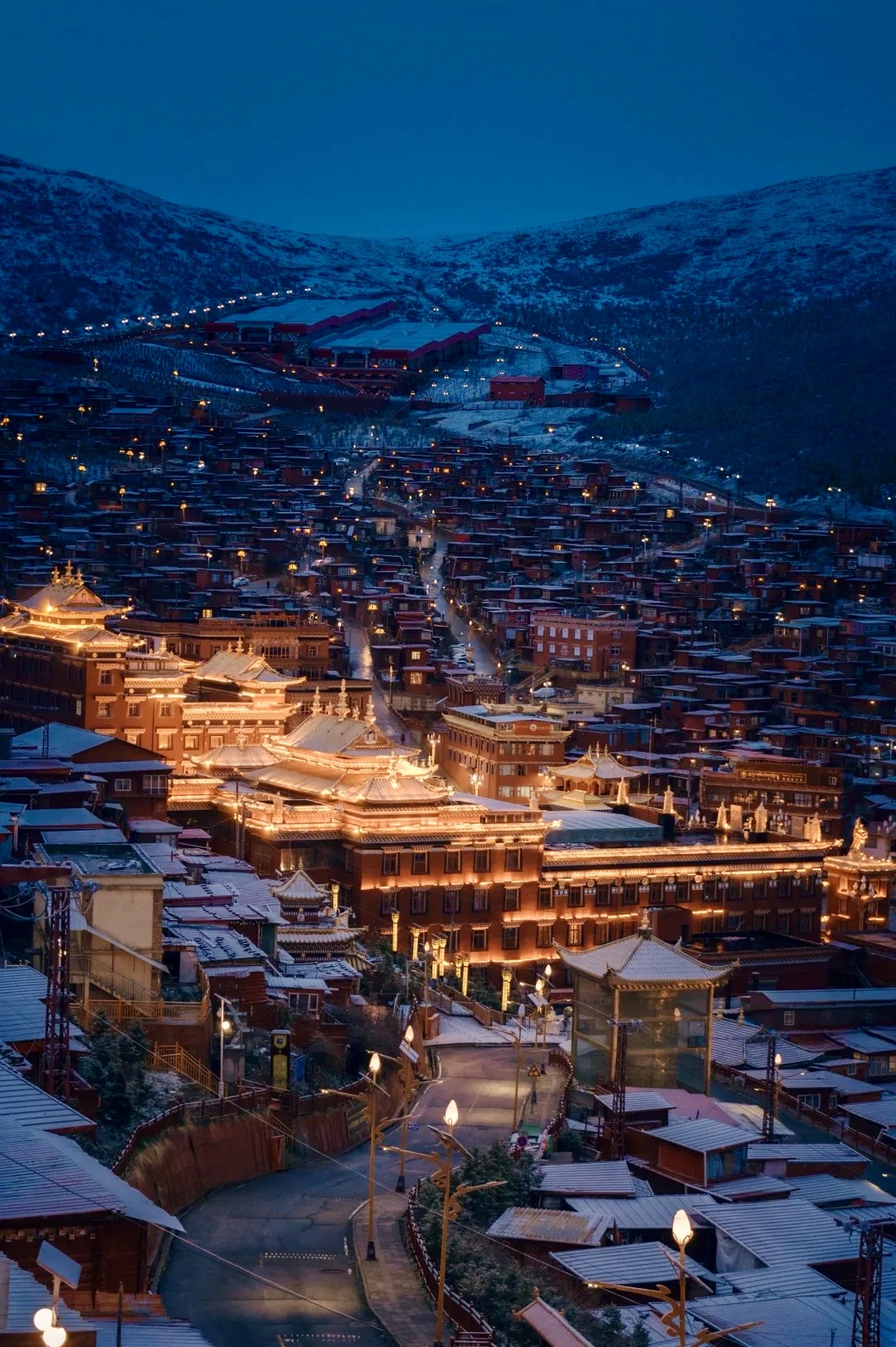 West Sichuan driving-route overview — Genie South looping back or continuing to Daocheng