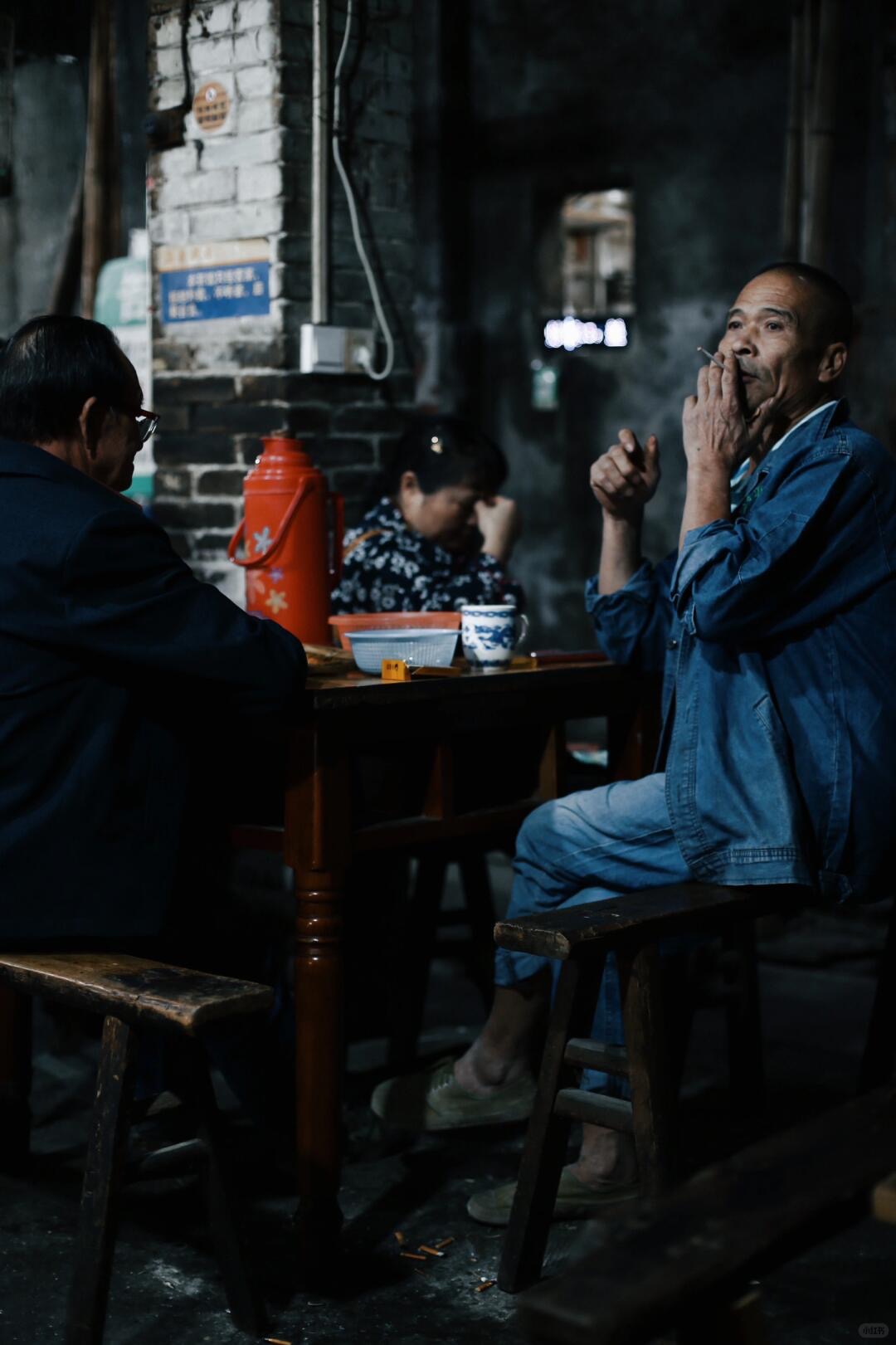 Traditional teahouse beneath Chongqing's elevated traffic, Chaotianmen — Classic China tour