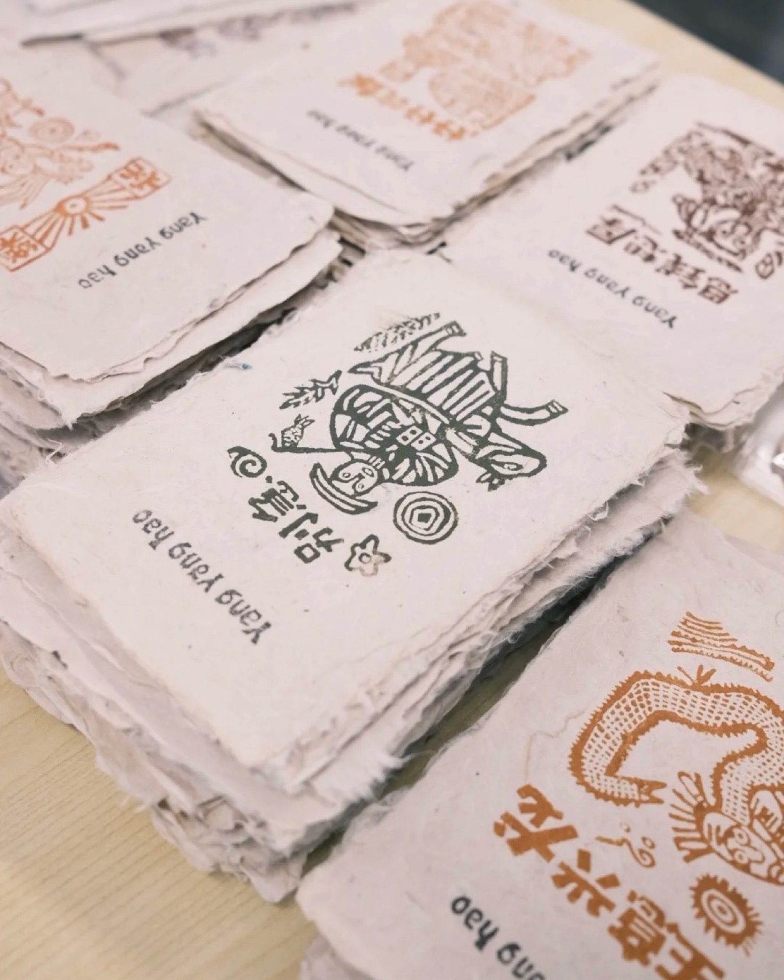 Handmade paper-craft workshop in a Bai village near Dali