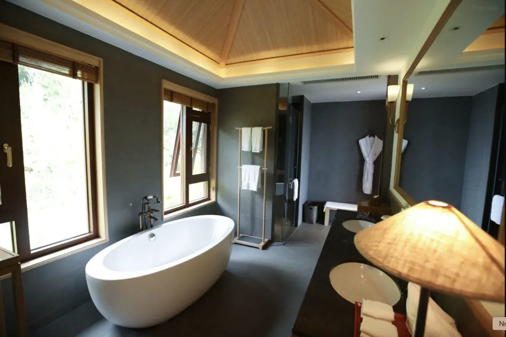 Oness Resort — freestanding bath in a villa bathroom